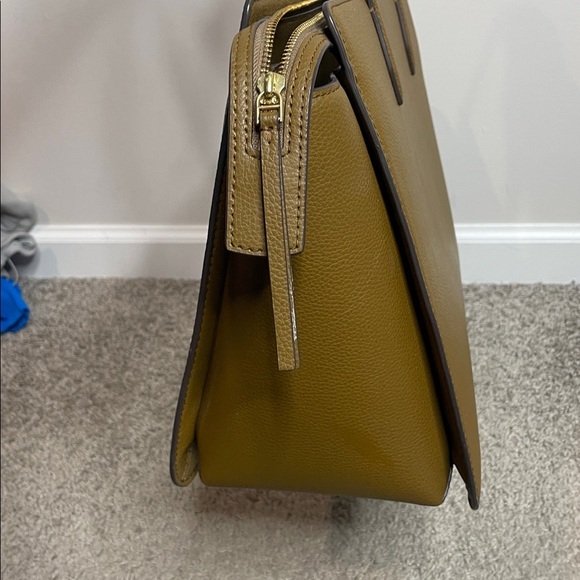 Tory Burch | Brown Robinson Pebbled Leather Tote - Picture 4 of 13